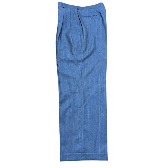 Yves Saint Laurent Men’s Pinstripe Wool Suit 41R 30x30 Made in France Dillard - Picture 5 of 15